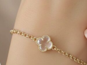 Pulseira Trevo Cristal